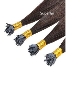 Fan tip hair extensions