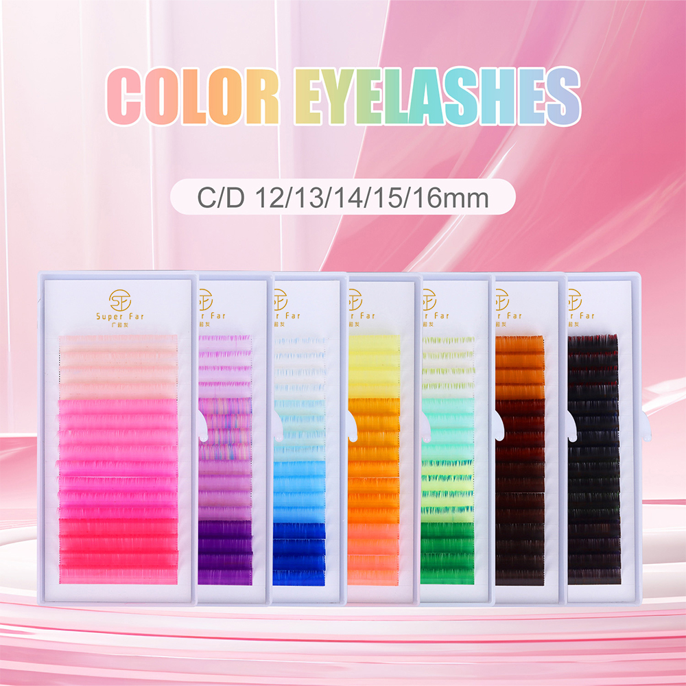 EX-BLC01 colorful lash extension