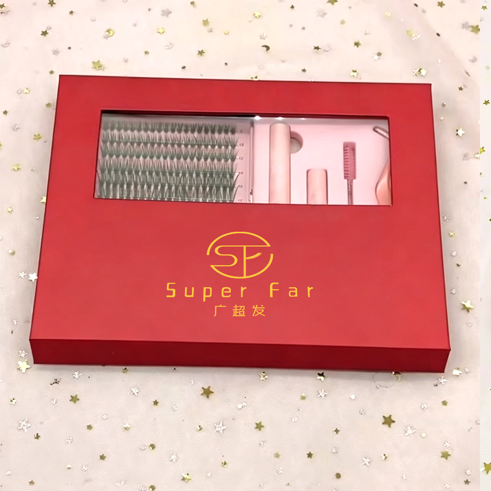 Big Magnetic Red Cluster Lash Kit